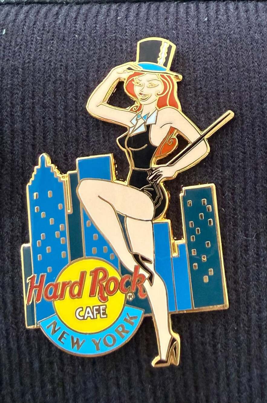 Hard Rock Cafe New York Show Girl Pin